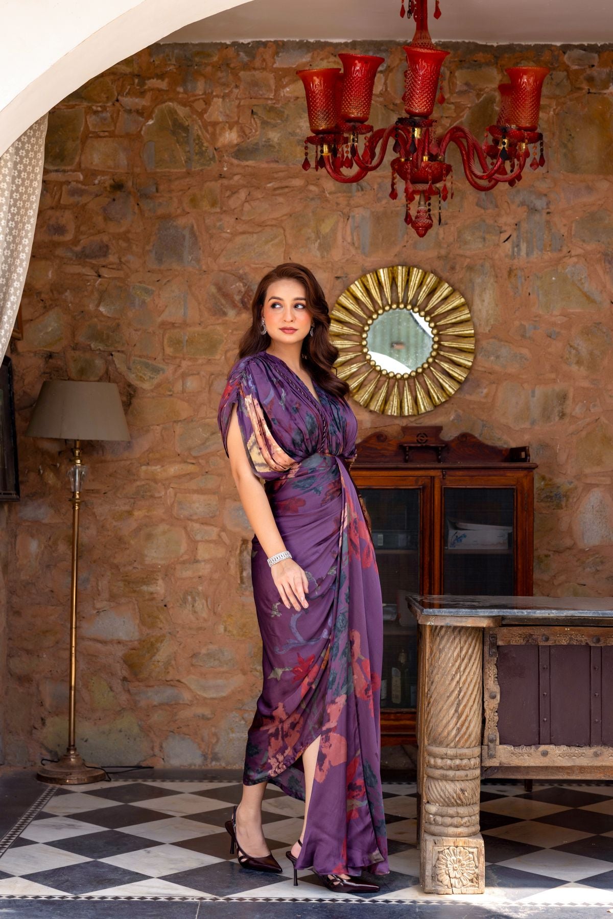 Meher embellished kaftan gown