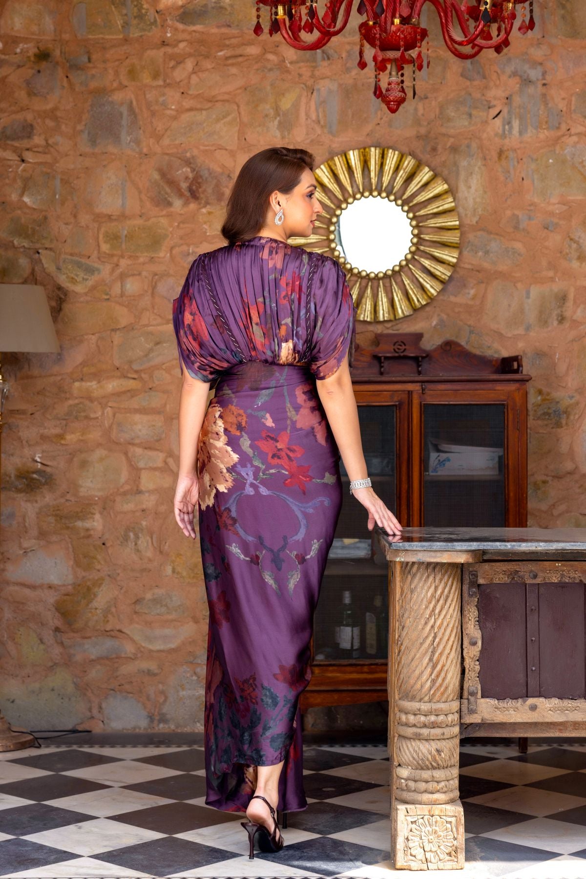 Meher embellished kaftan gown