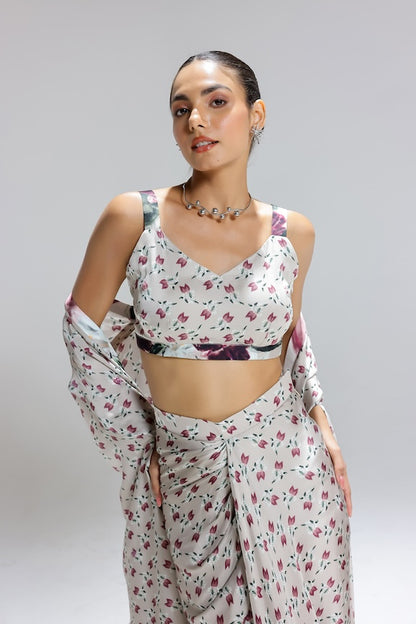 Flora skirt with bustier and a shrug