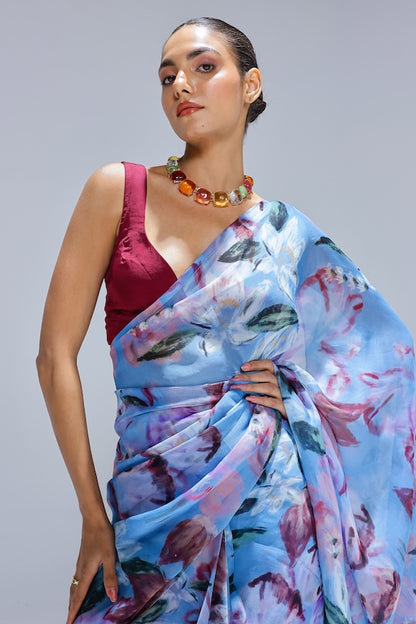 Lyla organza saree