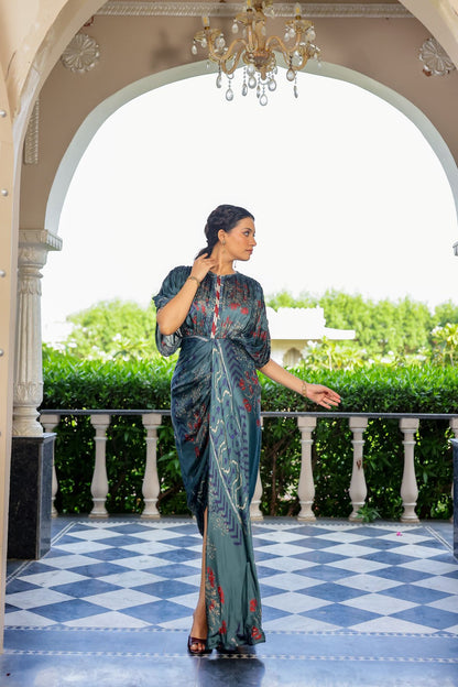 Rangrez kaftan gown