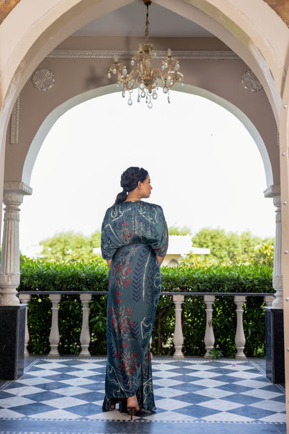 Rangrez kaftan gown
