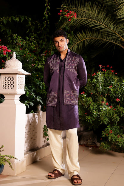 Reet kurta set paired with a jacket