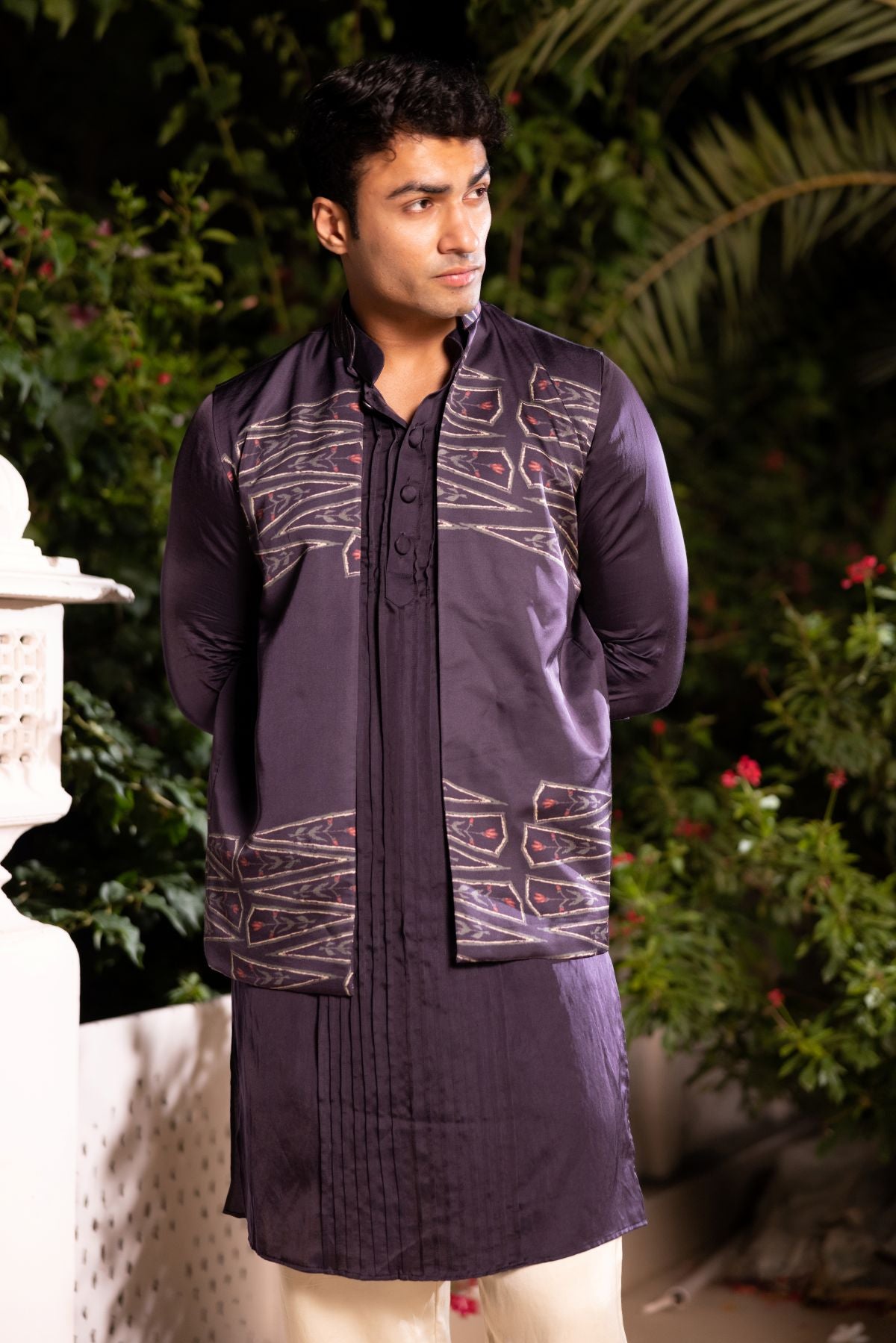Reet kurta set paired with a jacket