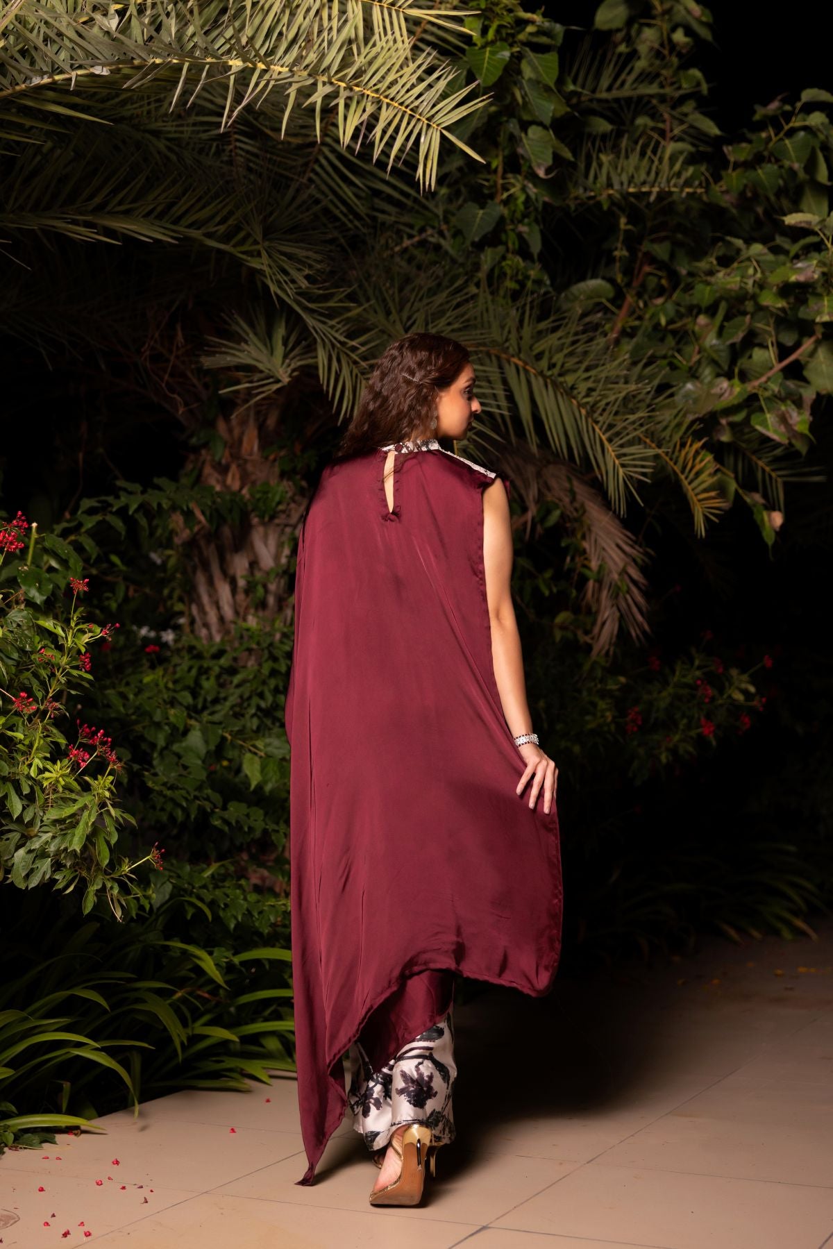 Bela collar pallu saree