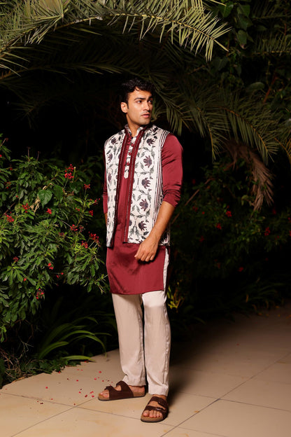 Bela kurta set paired with a jacket