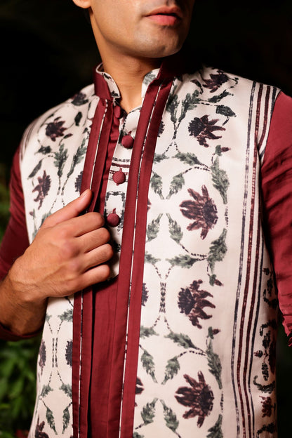 Bela kurta set paired with a jacket