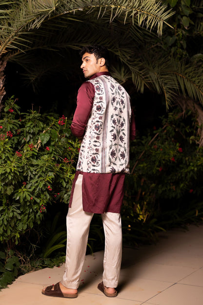 Bela kurta set paired with a jacket