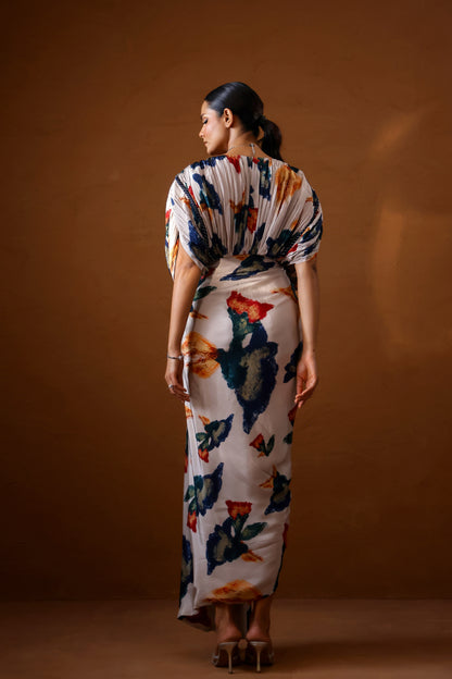 Pardesi Kaftan gown with hand embellishment