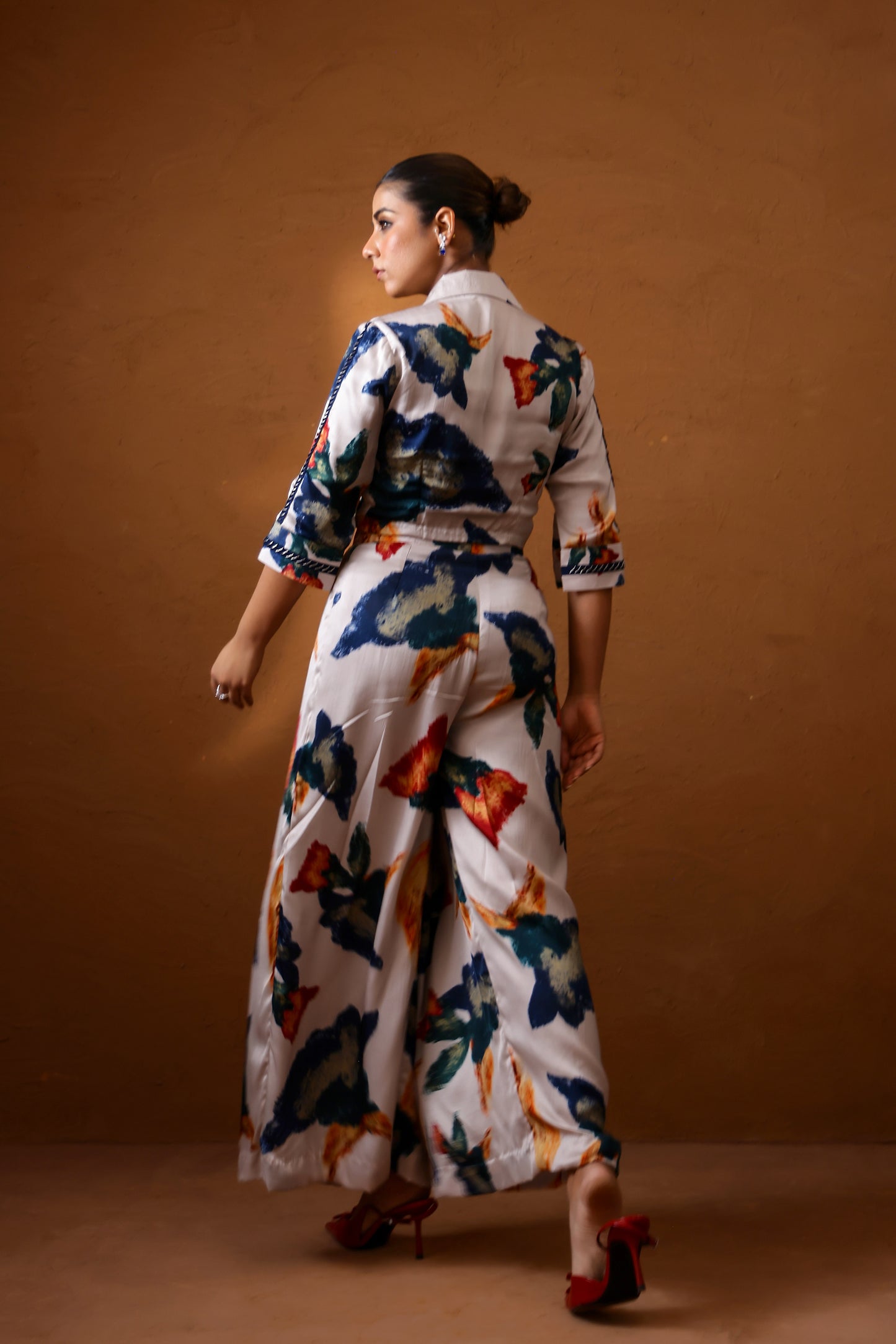 Pardesi shirt paired with pants