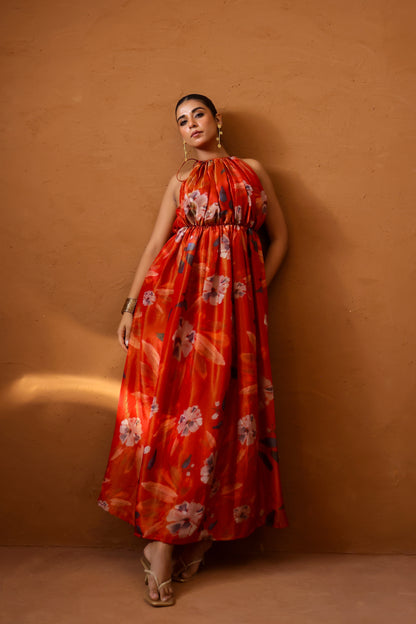 Malabari hand draped gown