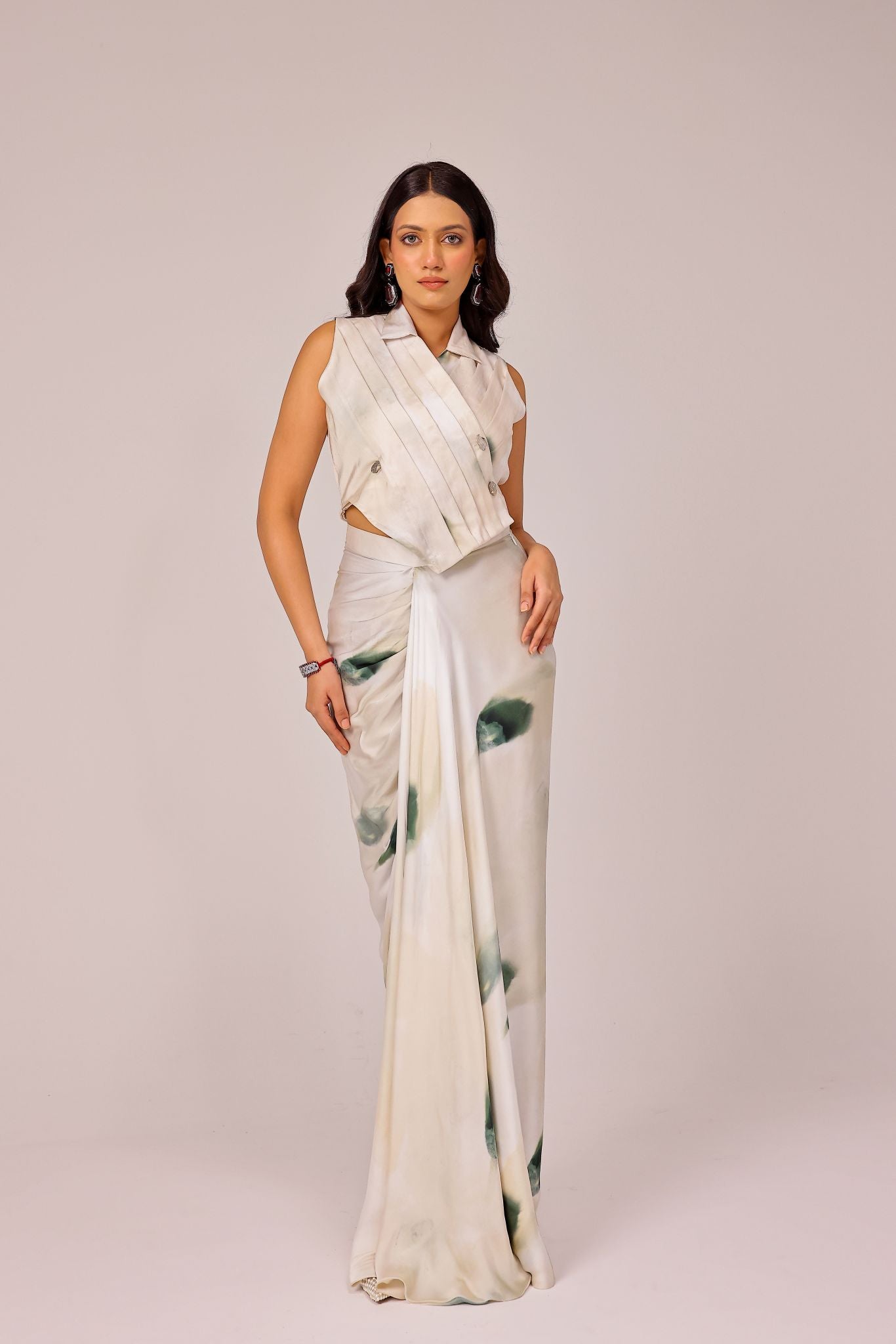 Magnolia Draped Skirt Set