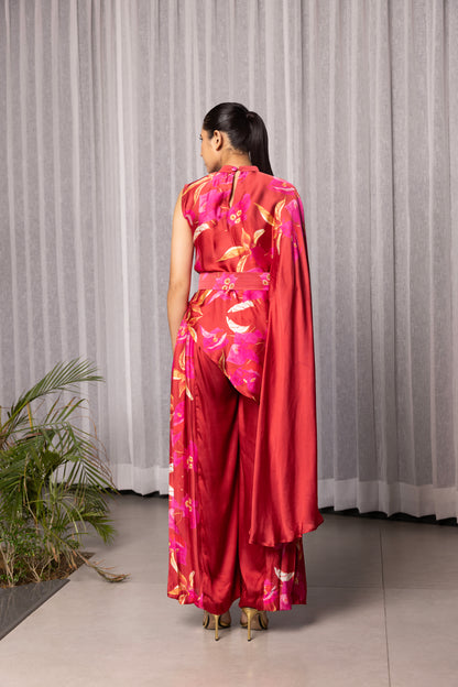 La bougainvillea asymmetric top set