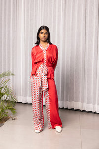 Amaryllis overlay Co-ord - Studio Surbhi
