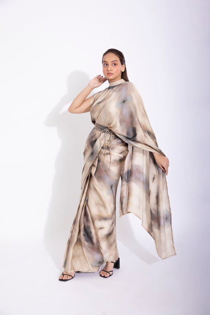 Collar pallu sari
