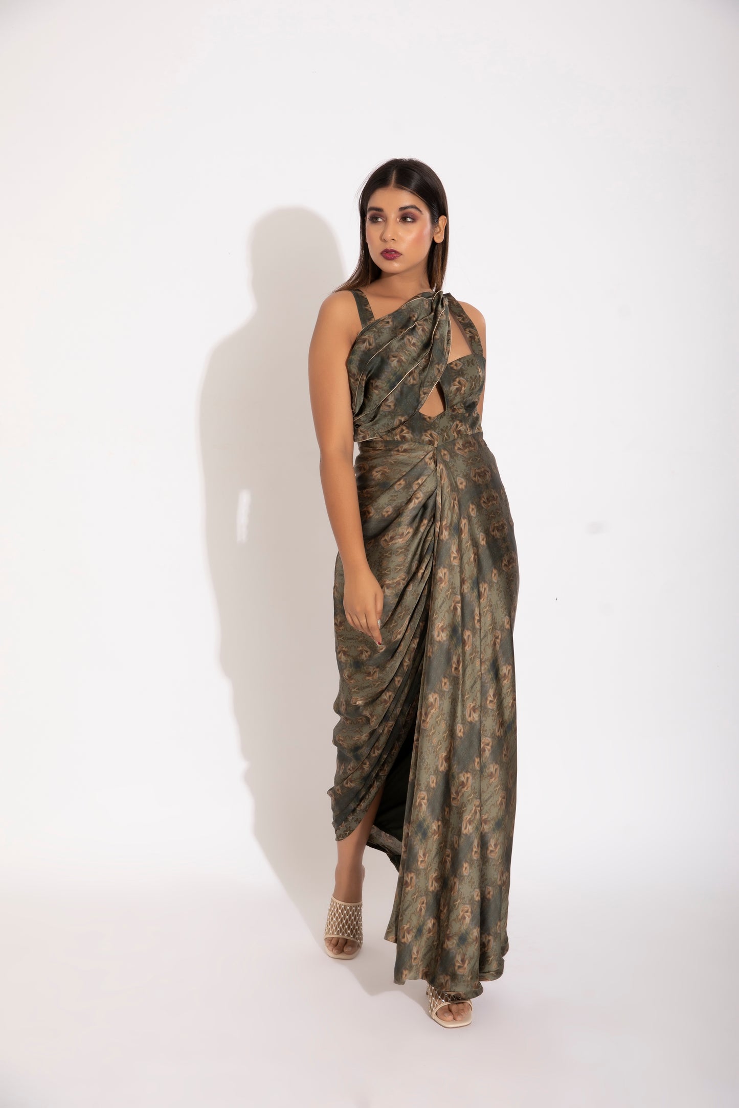 Bustier-Sari Gown