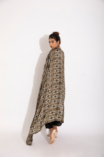 Collar pallu Pant Sari
