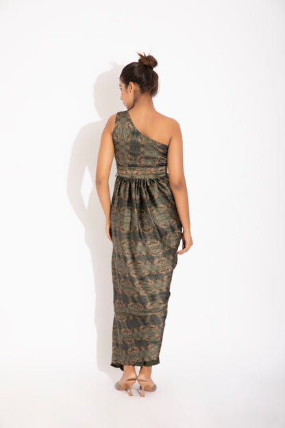 Slit-Sari Gown