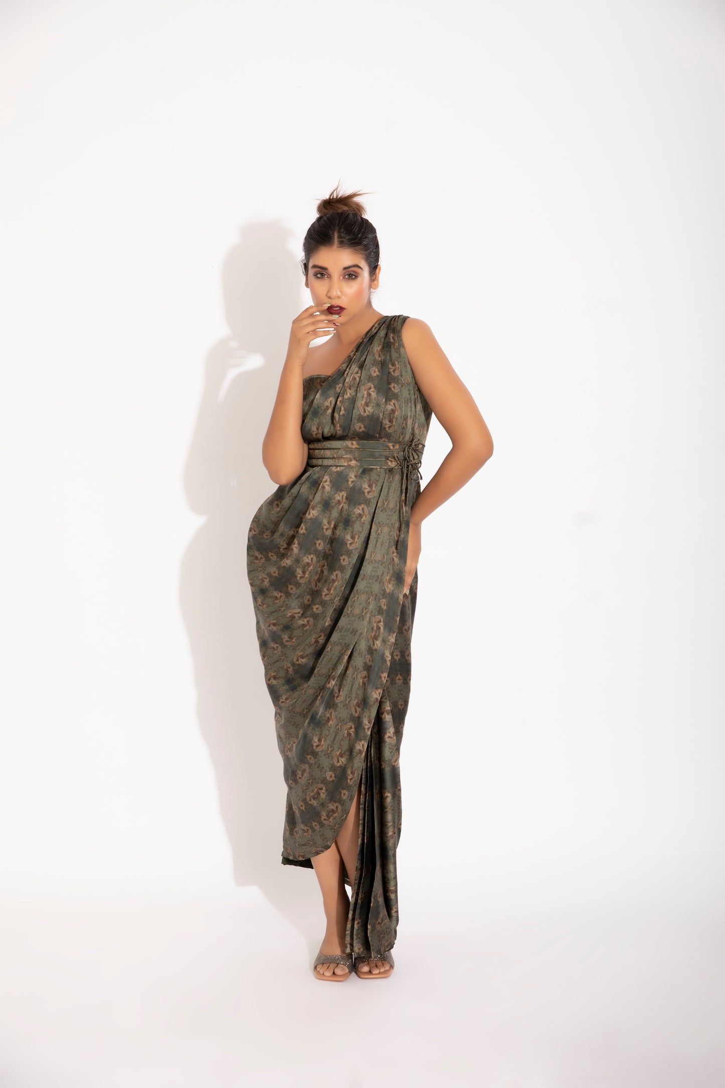 Slit-Sari Gown