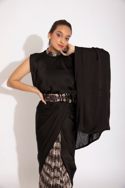Collar Pallu Sari