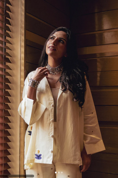 Cobalt drop shoulder co-ord