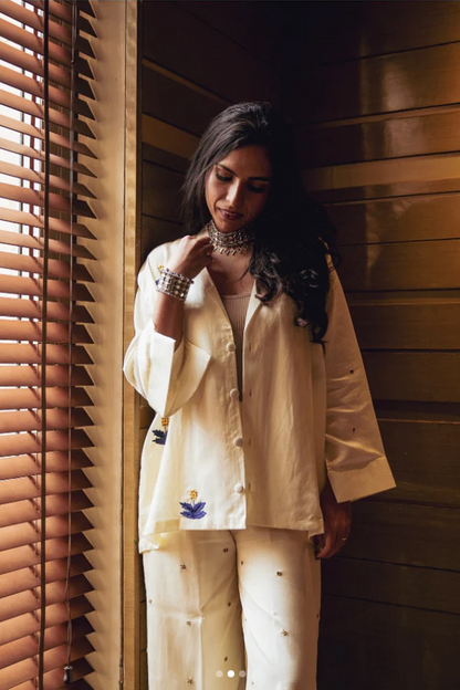 Cobalt drop shoulder co-ord