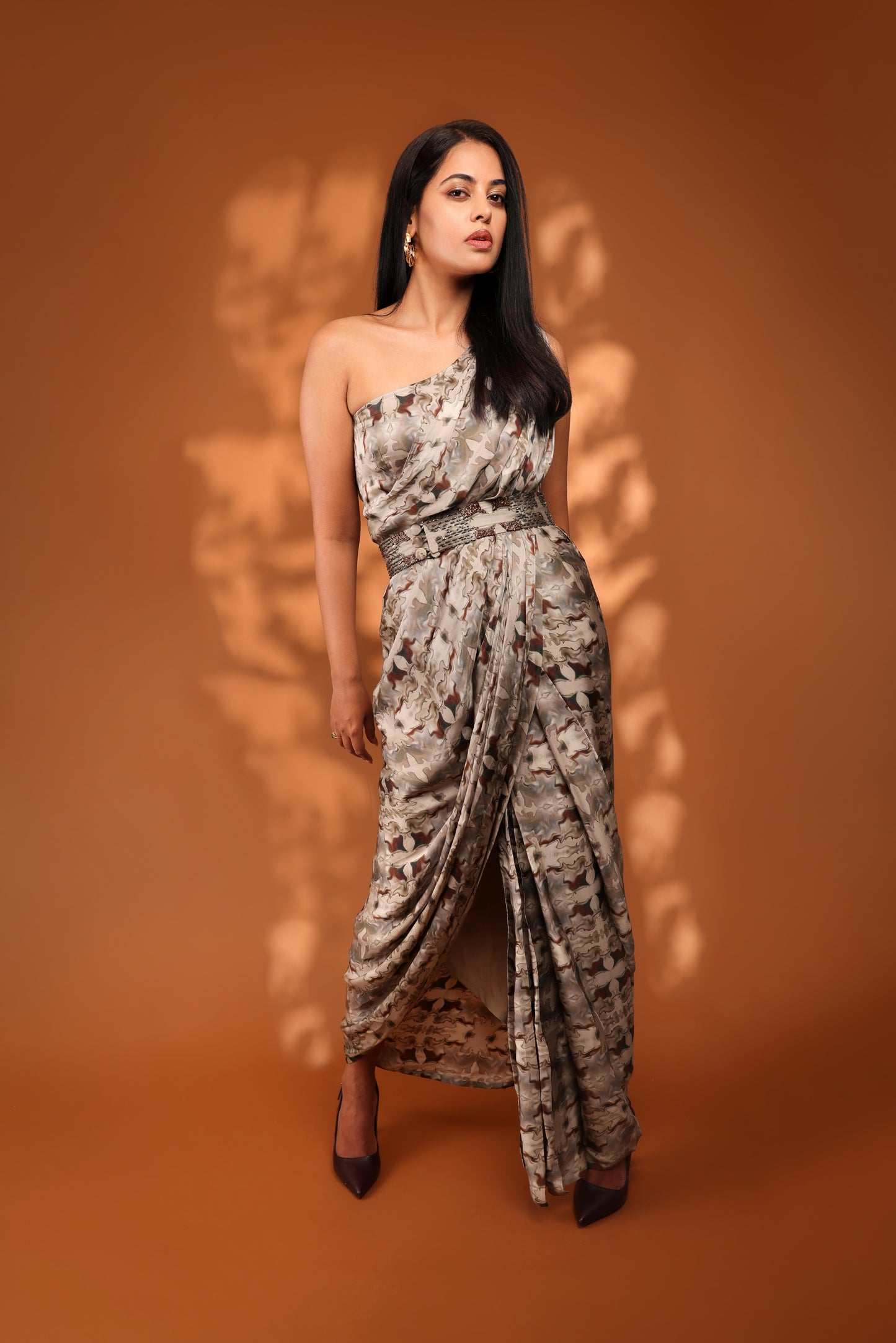 Slit-Sari Gown