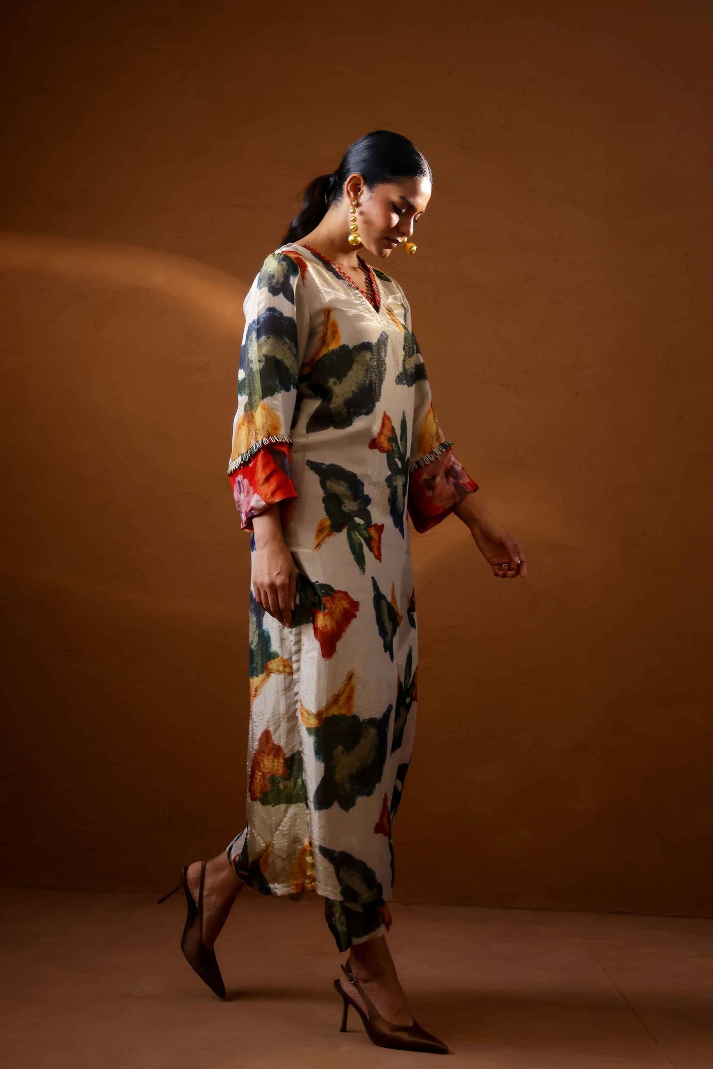 Pardesi Tissue Kurta set - Studio Surbhi
