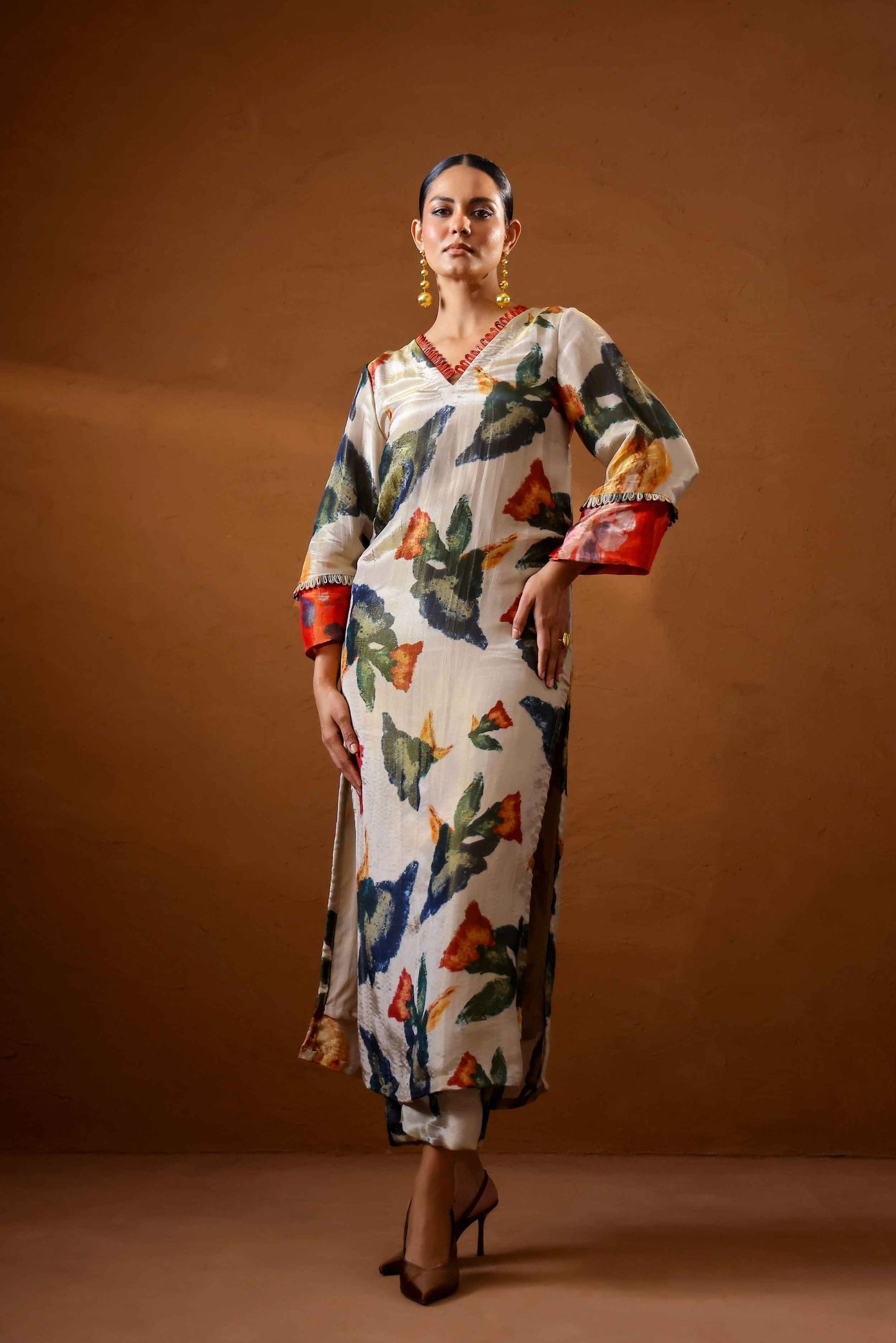 Pardesi Tissue Kurta set - Studio Surbhi