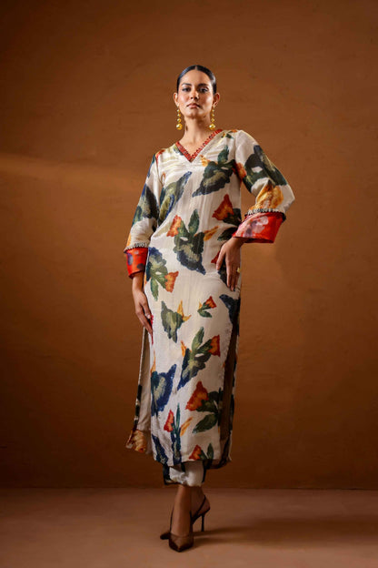 Pardesi Tissue Kurta set - Studio Surbhi