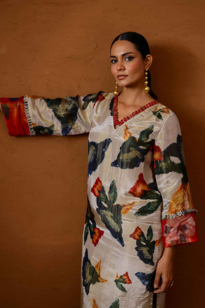 Pardesi Tissue Kurta set - Studio Surbhi