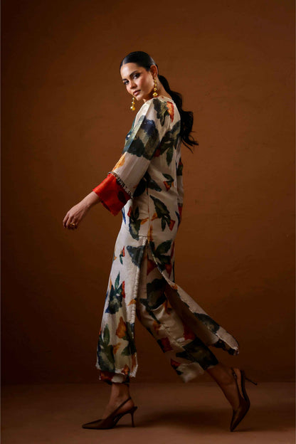 Pardesi Tissue Kurta set - Studio Surbhi