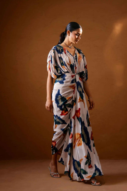 Pardesi Kaftan gown with hand embellishment - Studio Surbhi