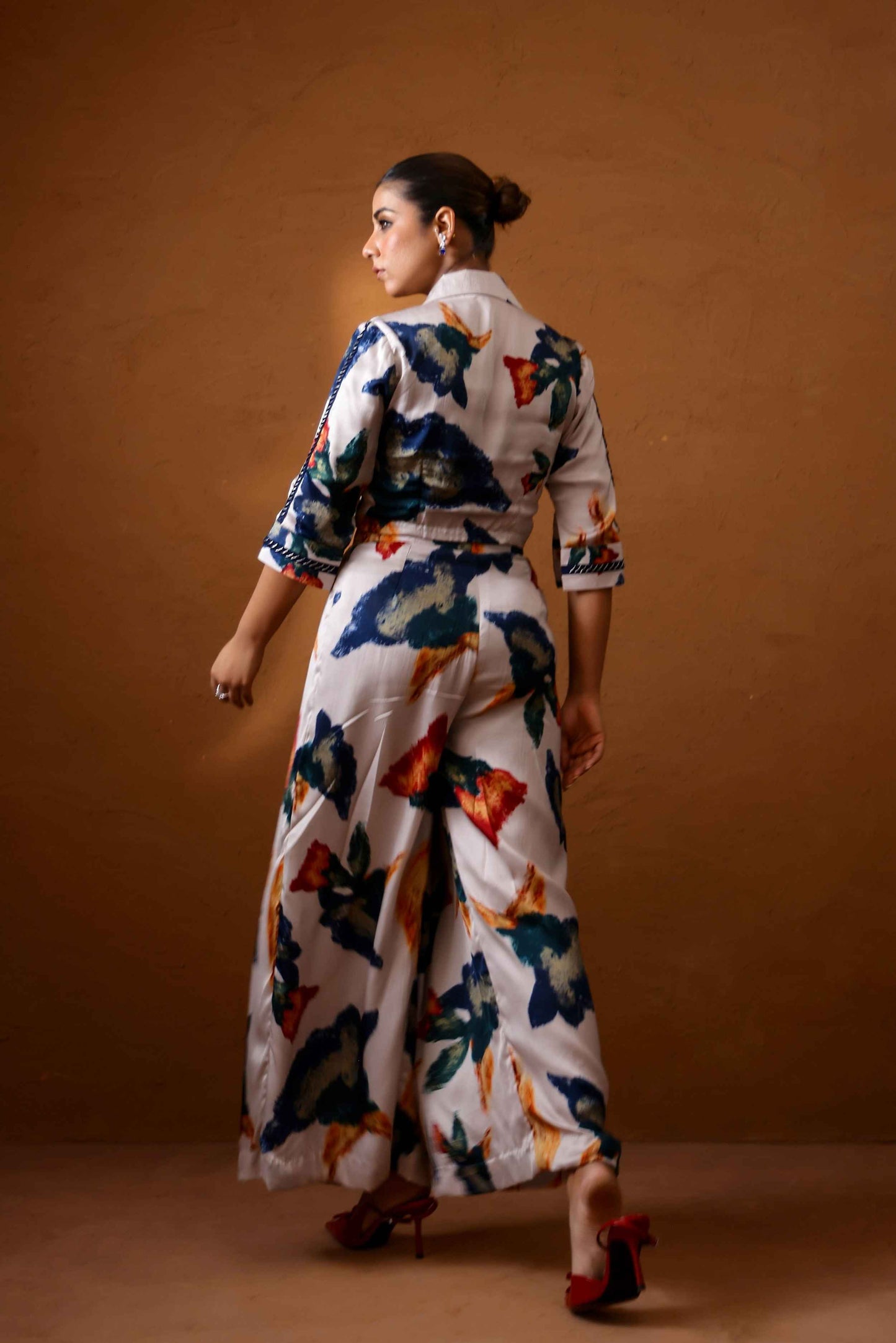 Pardesi shirt paired with pants - Studio Surbhi