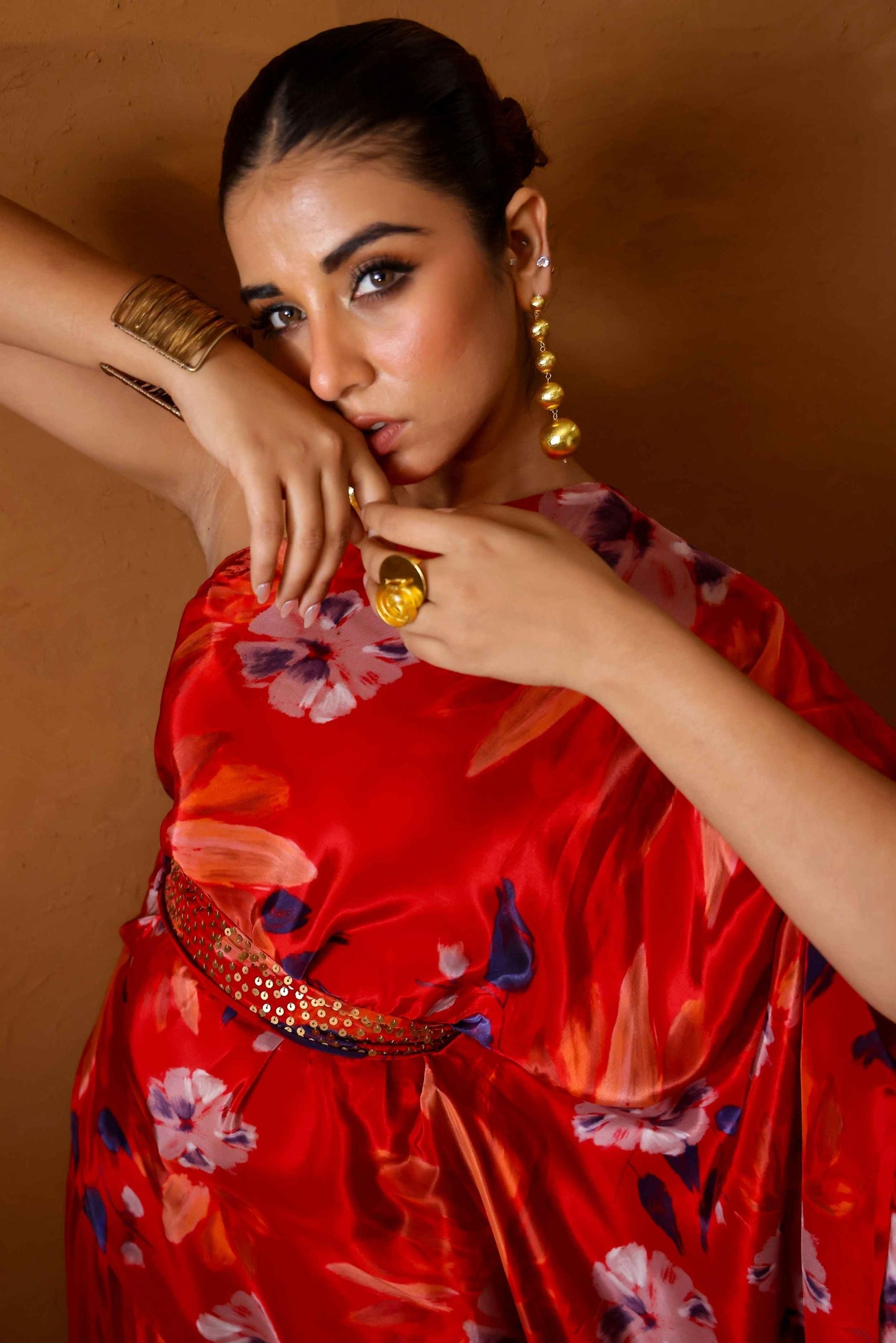 Malabari asymmetric top set - Studio Surbhi