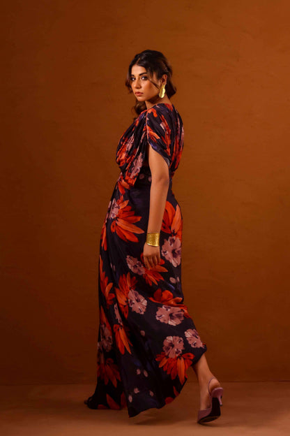 Clavo kaftan gown with front zipper - Studio Surbhi