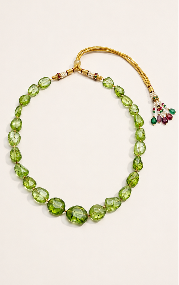 Jade Petal Necklace