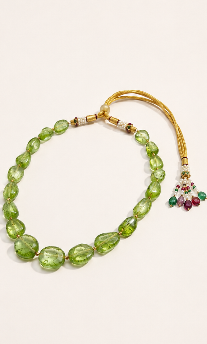 Jade Petal Necklace