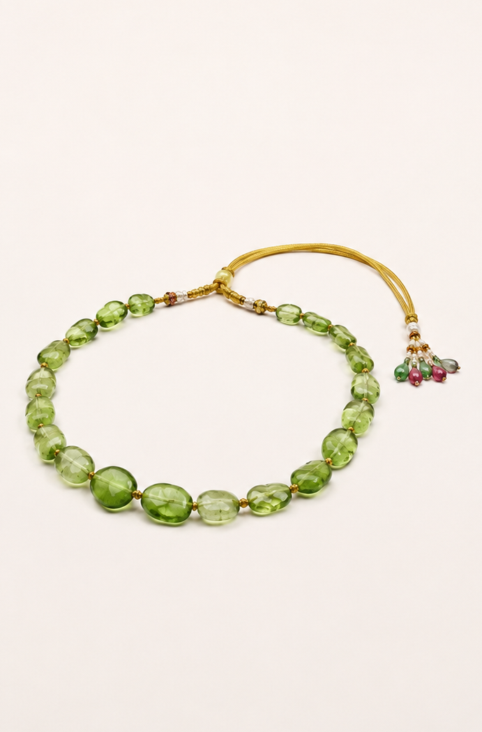 Jade Petal Necklace