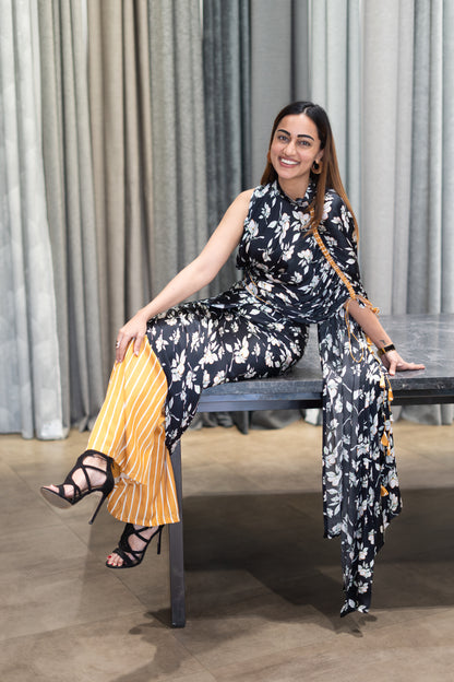 Riddhi Khosla Jalan in Mediterranea pant sari