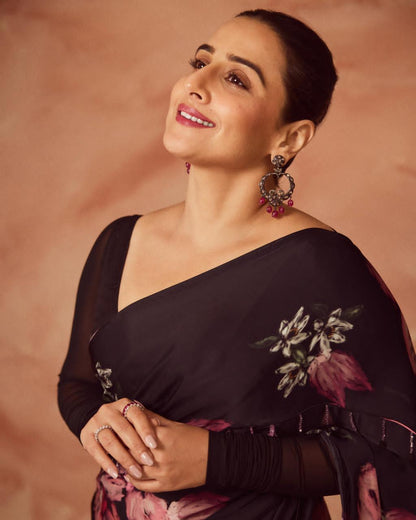 Vidya Balan in Kiara pre-stitched saree