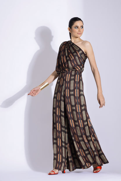 Hand draped Jumpsuit
