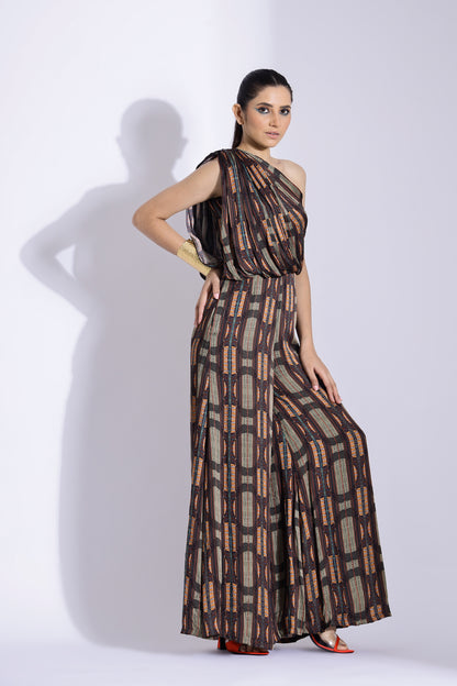 Hand draped Jumpsuit