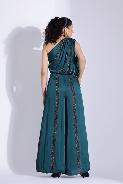 Hand draped Jumpsuit