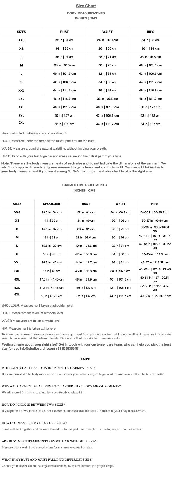 Size Chart Image 1
