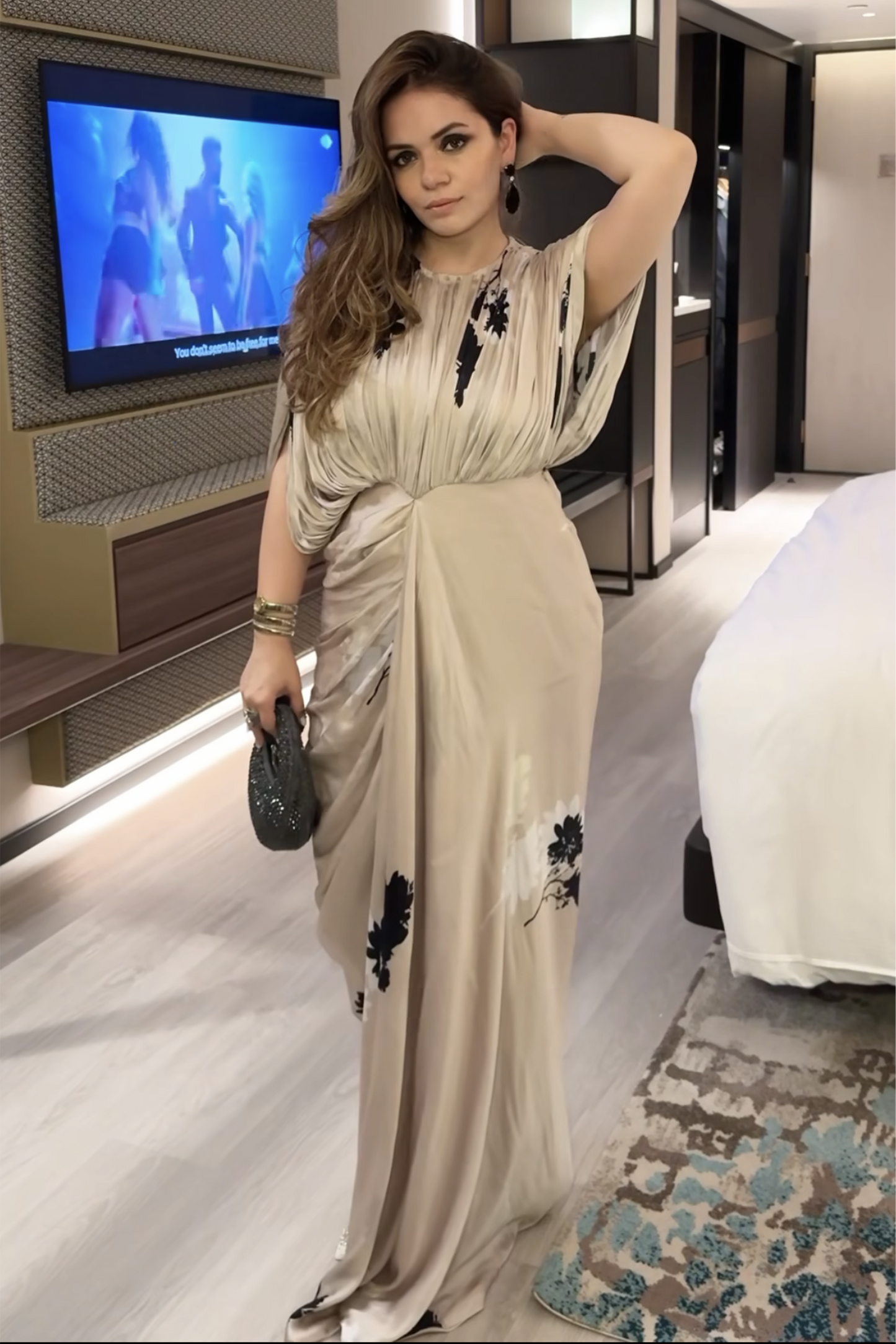 Capri kaftan gown