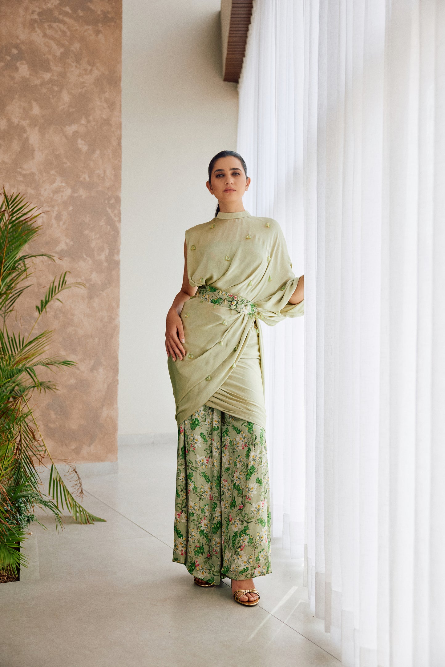 Fiori pant sari