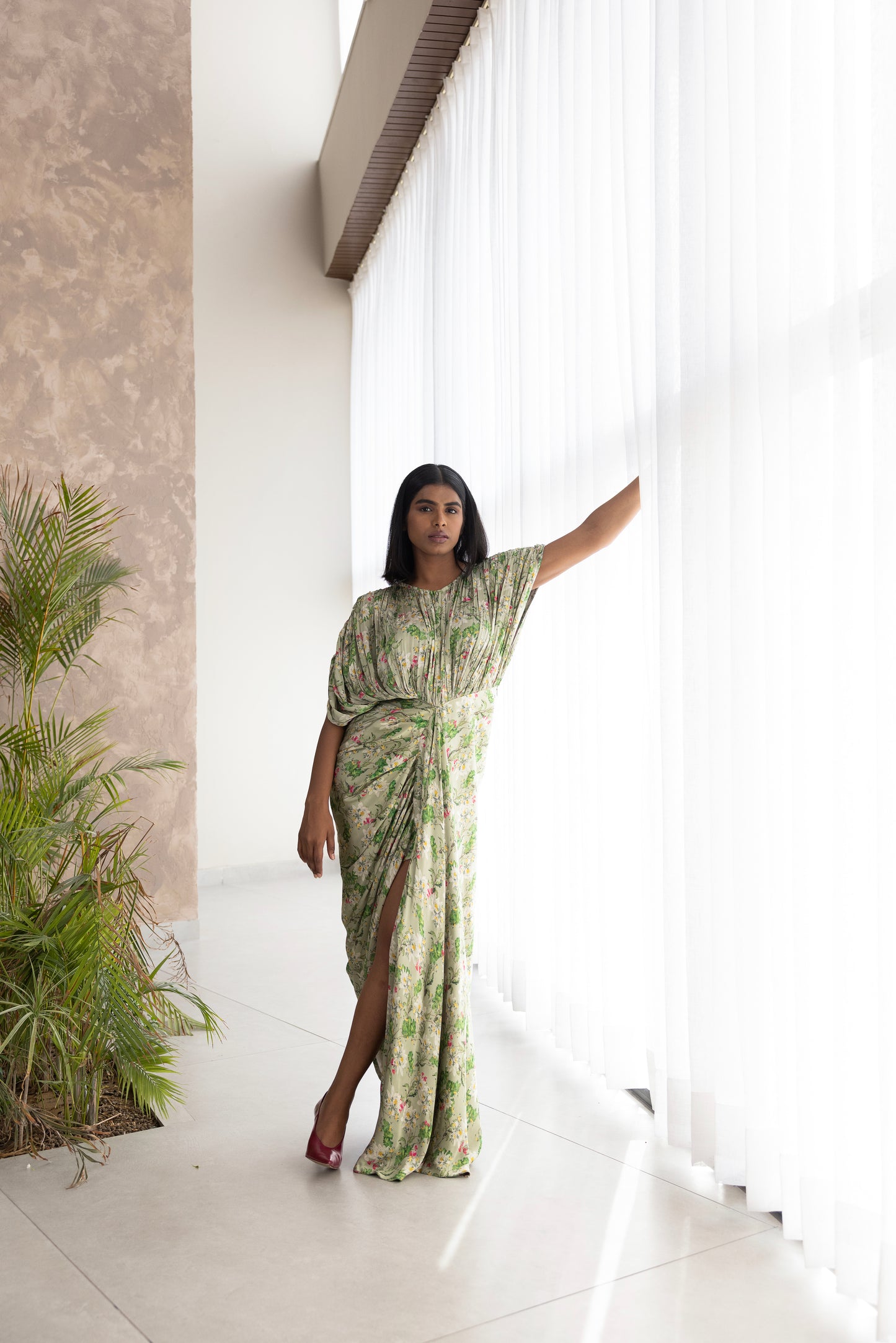 Fiori kaftan gown