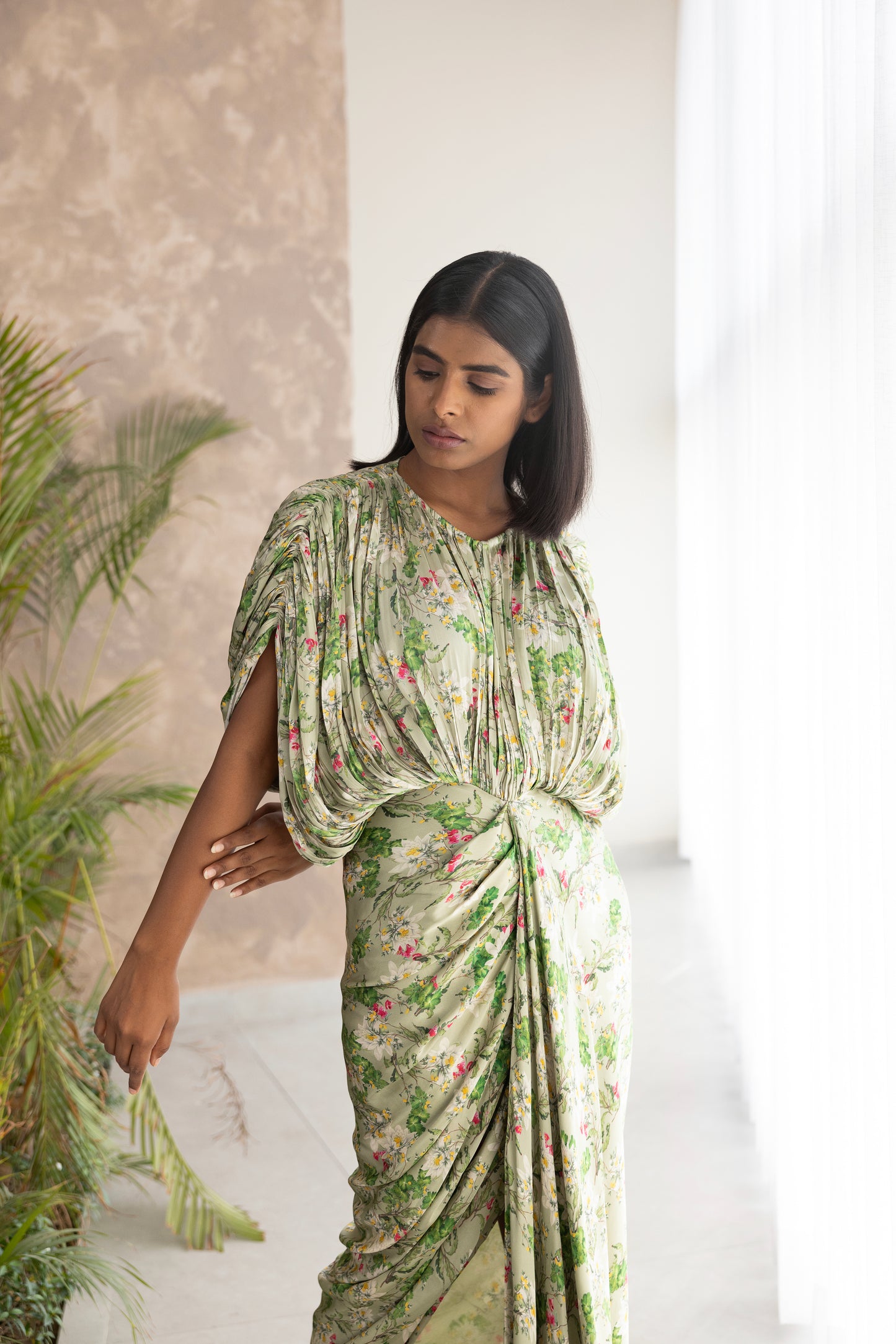 Fiori kaftan gown