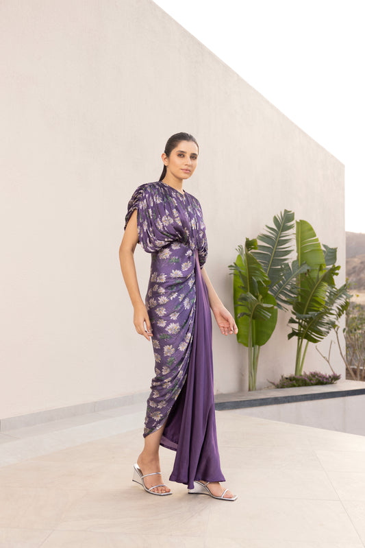 Camellia kaftan gown